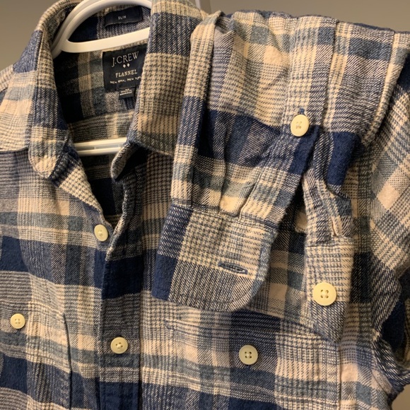 Mens J.Crew Flannel - Picture 3 of 3